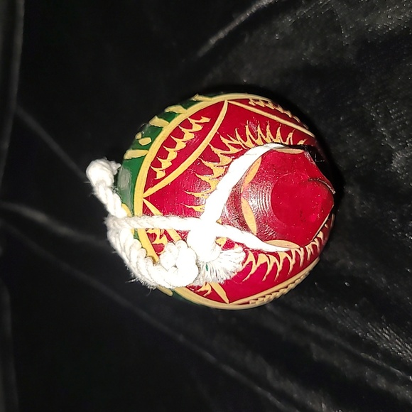 Handmade Wooden Toy Spinning Top - 4" tall Nicaraguan Artisan NWOT Vintage - Picture 5 of 9